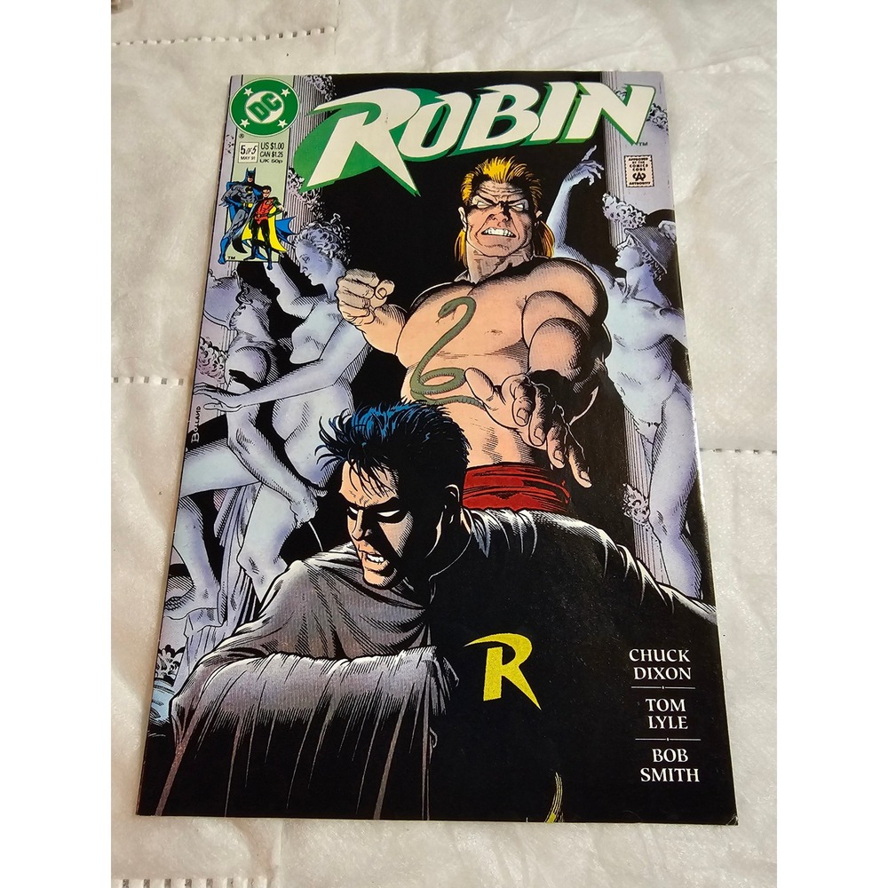 DC Comics Robin Comic Book Issue 5 1991 Chuck Dixon Tom Lyle Bob‎ Smith